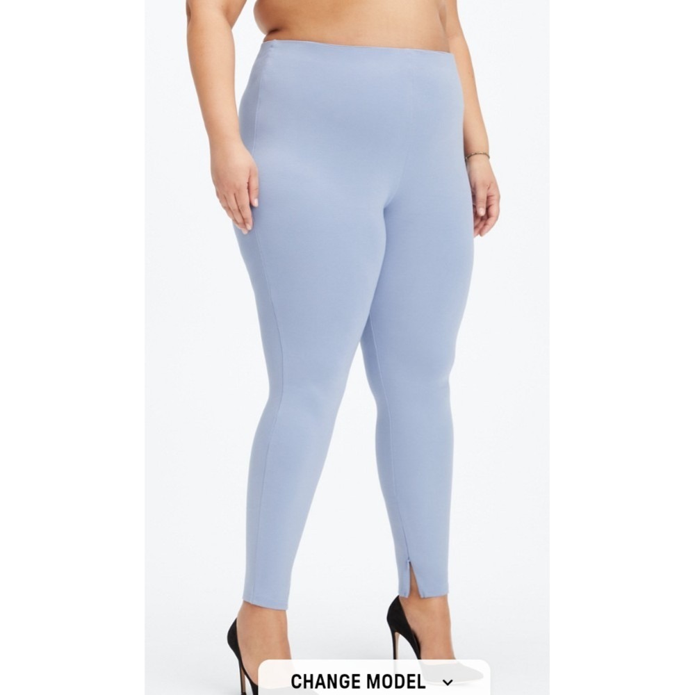 Fabletics 24/7 Skinny Pant High Rise Stretchy Casual Athleisure Wedgewood XL NWT
